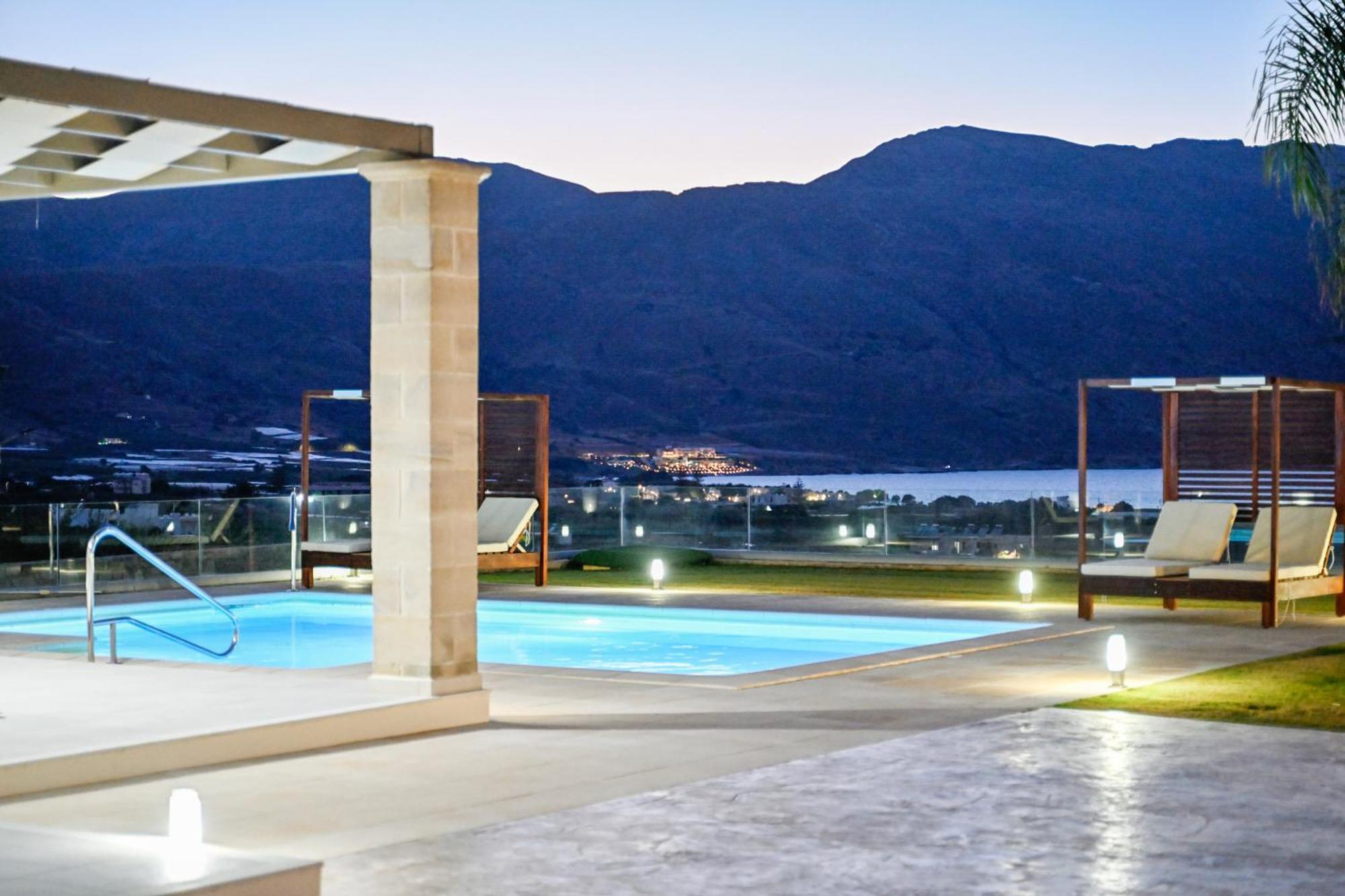 Larimar Luxury Sea View Villa Kíssamos Exterior foto