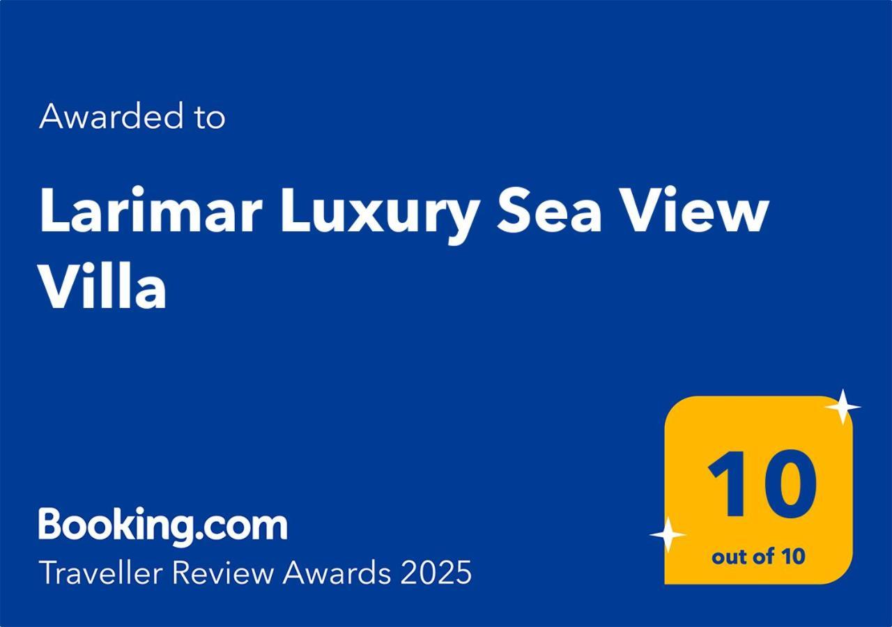 Larimar Luxury Sea View Villa Kíssamos Exterior foto